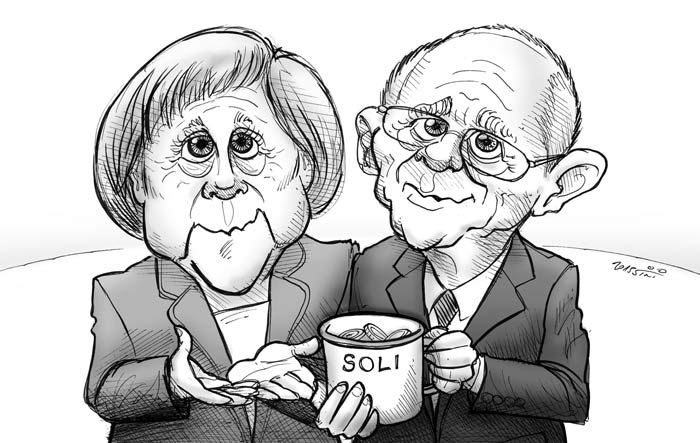 Karikatur Deutschland
