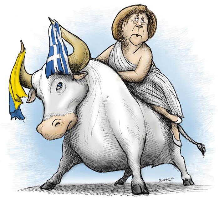 Karikatur Europa